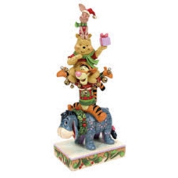 Jim Shore Disney Traditions Pooh + Friends Stacked